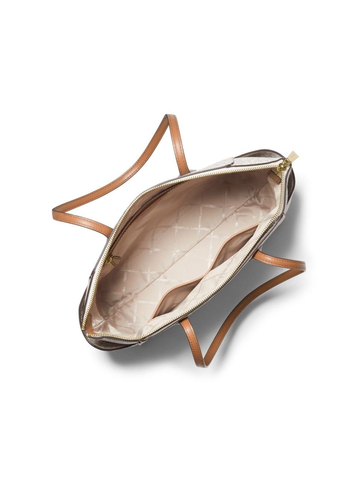 Vista 2 Bolsa Tote Marilyn Logo Média 30S2g6at2b149 Michael Kors branco