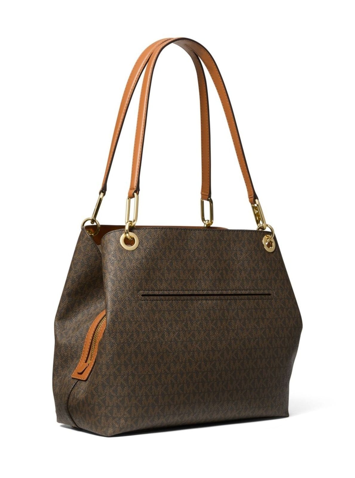 Vista 2 Bolsa Tote Kensington Logo Grande 30F3g8kt7b252 Michael Kors marrom