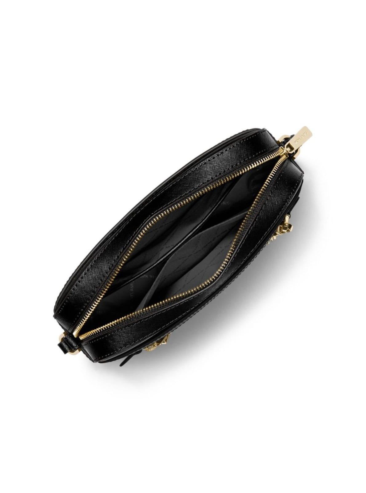 Vista 2 Bolsa Transversal Jet Set Grande De Couro 35S1GTTC7L001 Michael Kors preto