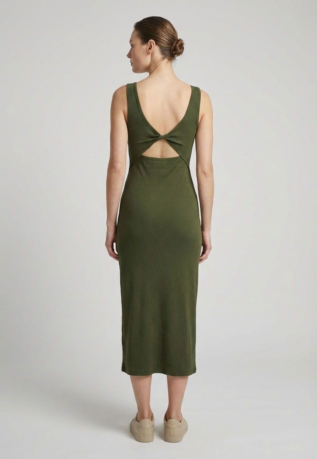 Vista 2 Vestido Feminino Billabong Take A Loox Billabong verde