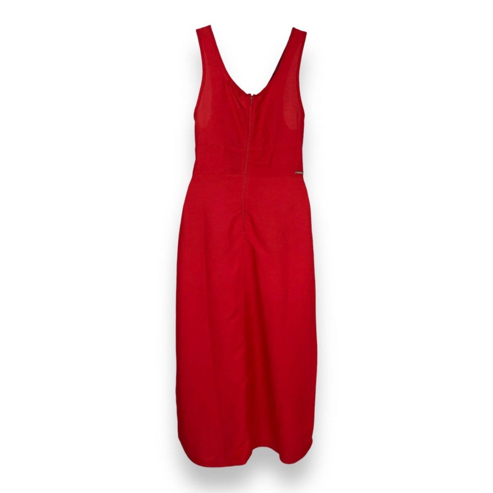 Vista 2 Vestido Linho Triton Triton preto