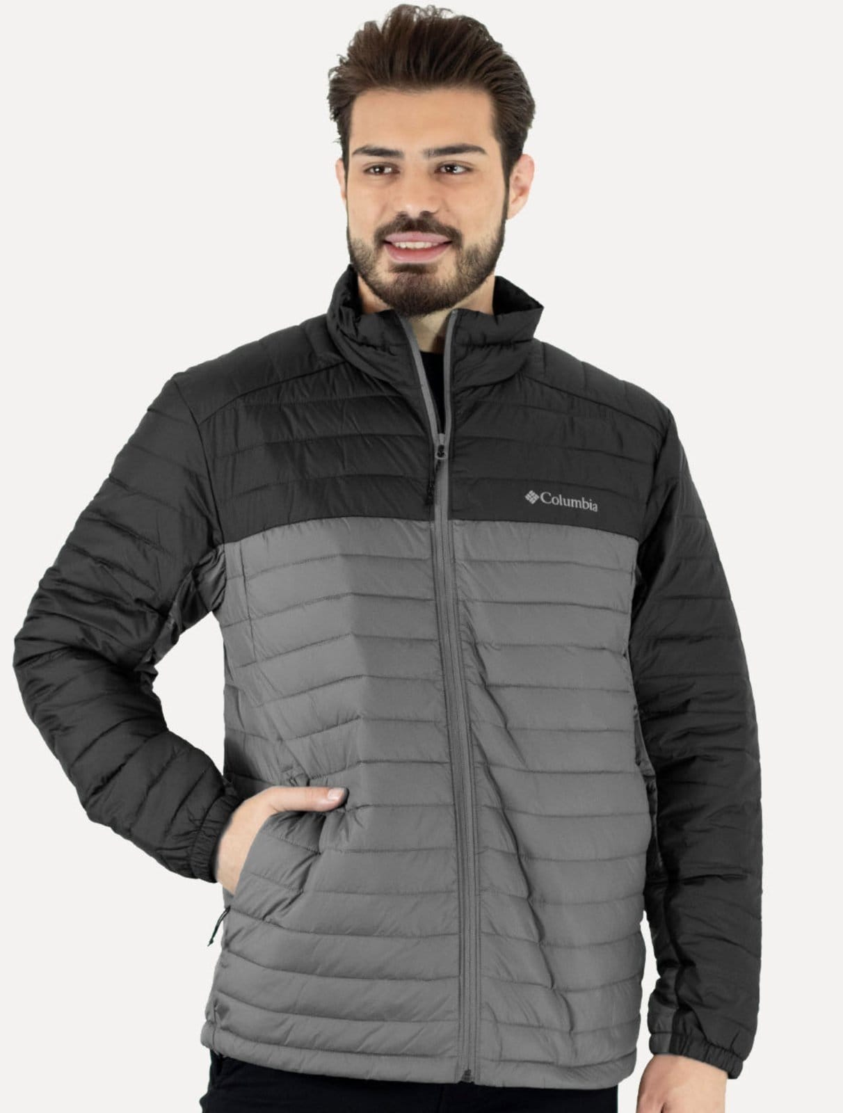 Jaqueta Columbia Masculina Silver Falls II Preta/Cinza