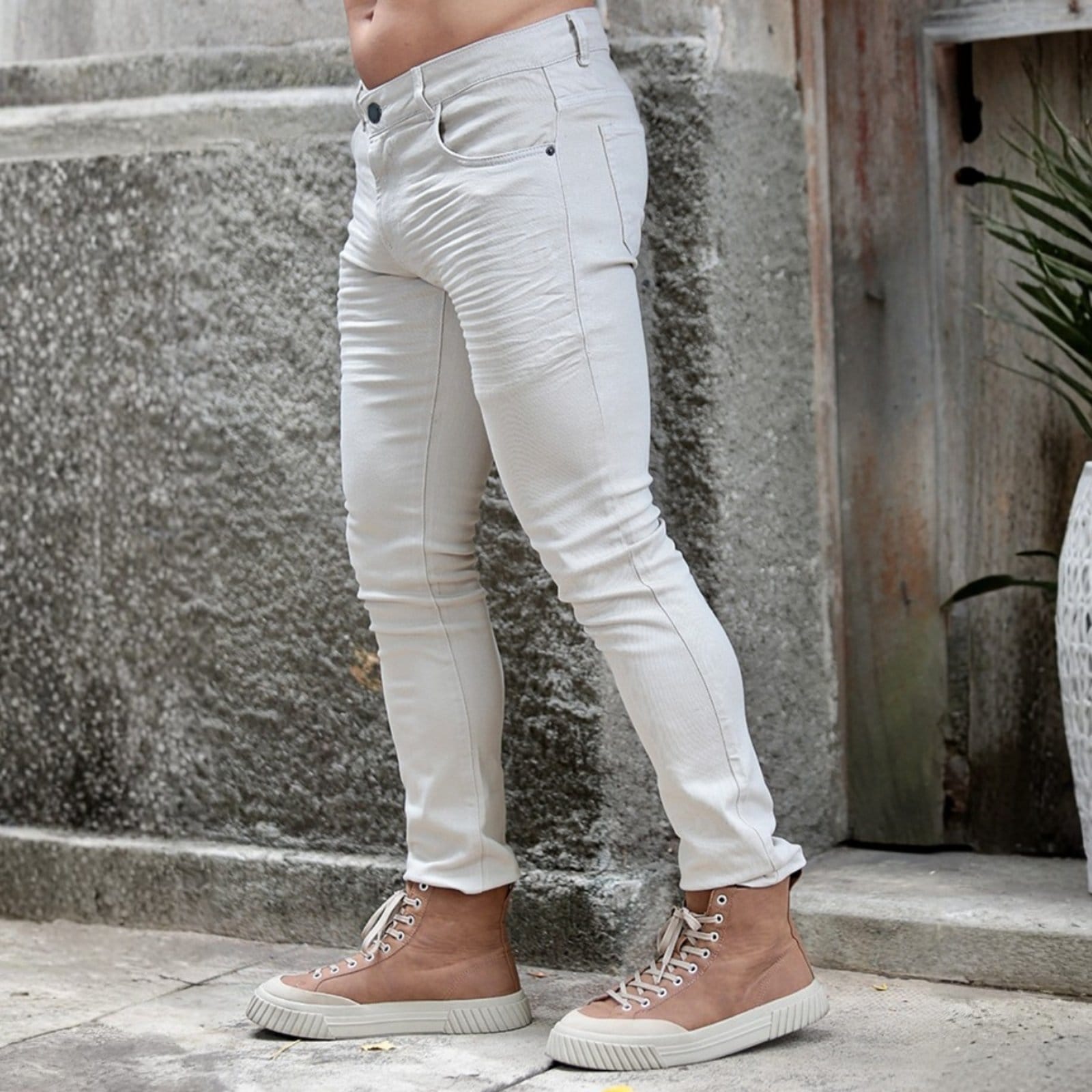 Vista 2 Calça Sarja Masculina Revanche Umago Revanche castanho