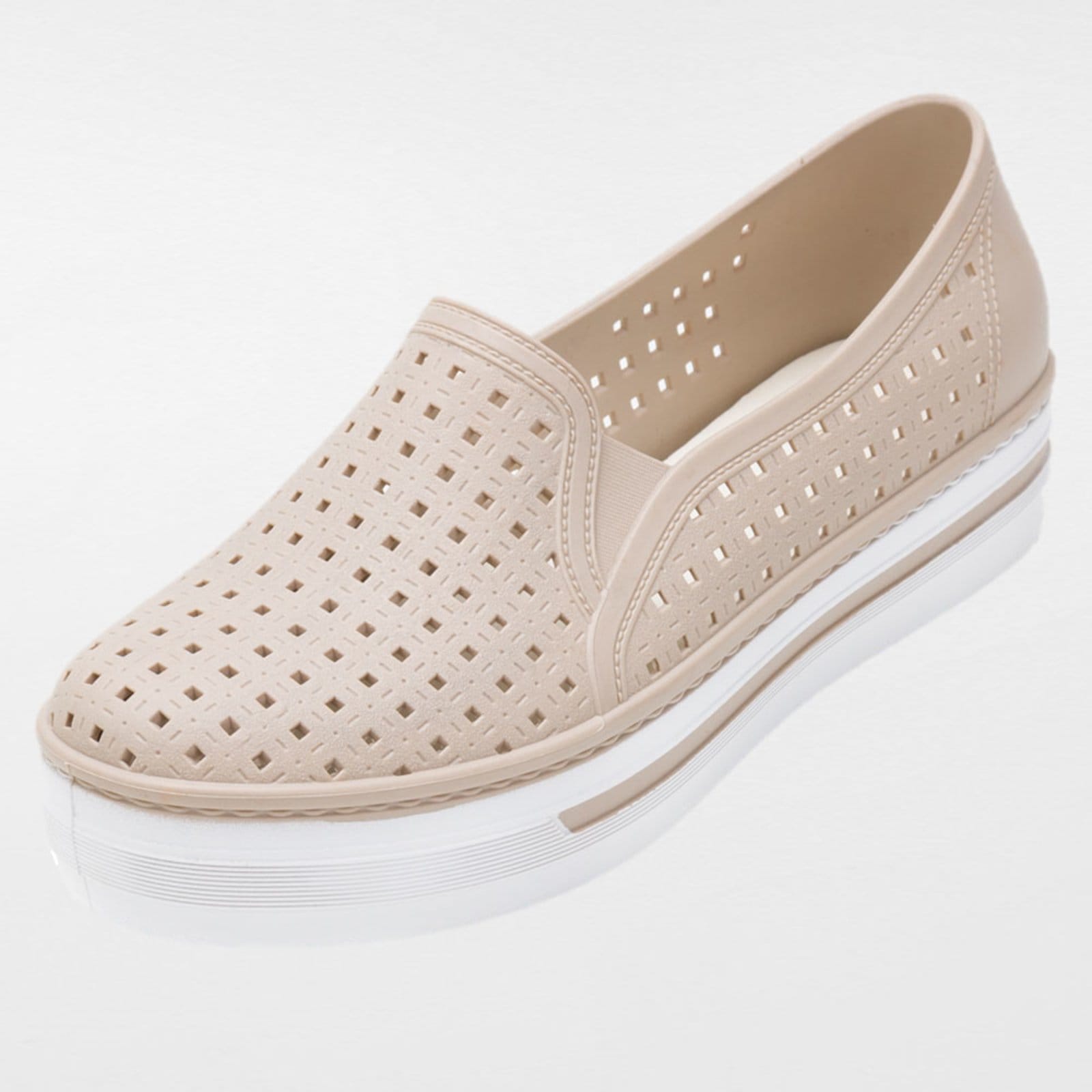 Tenis Plataforma Slip On Feminino Super Confortavel Parishoes