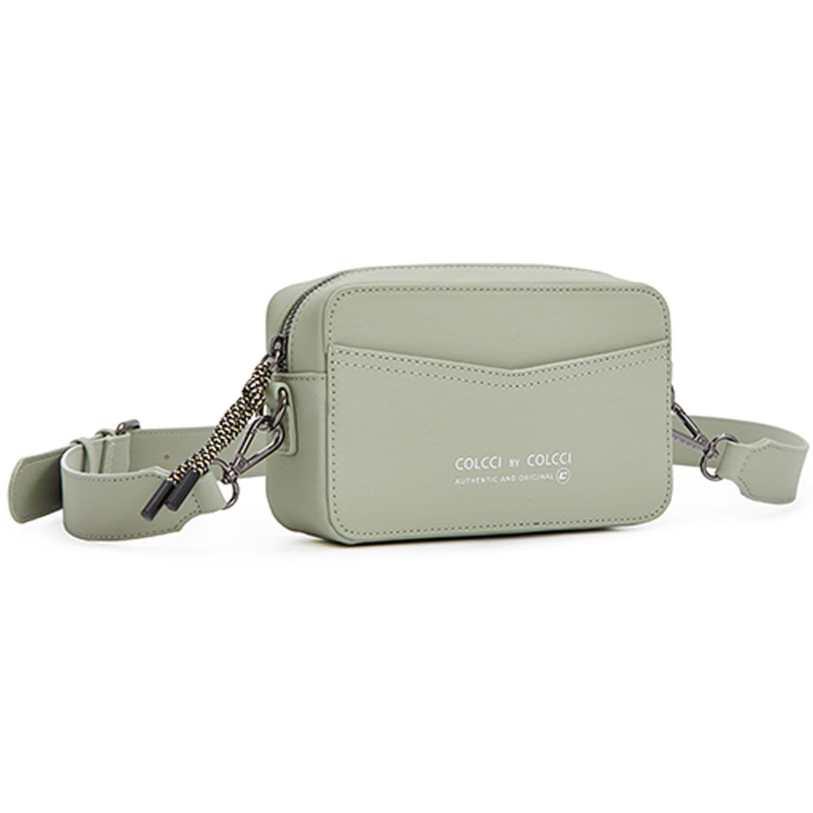 Vista 2 Bolsa Crossbody Colcci Rope VE24 Feminino Colcci verde
