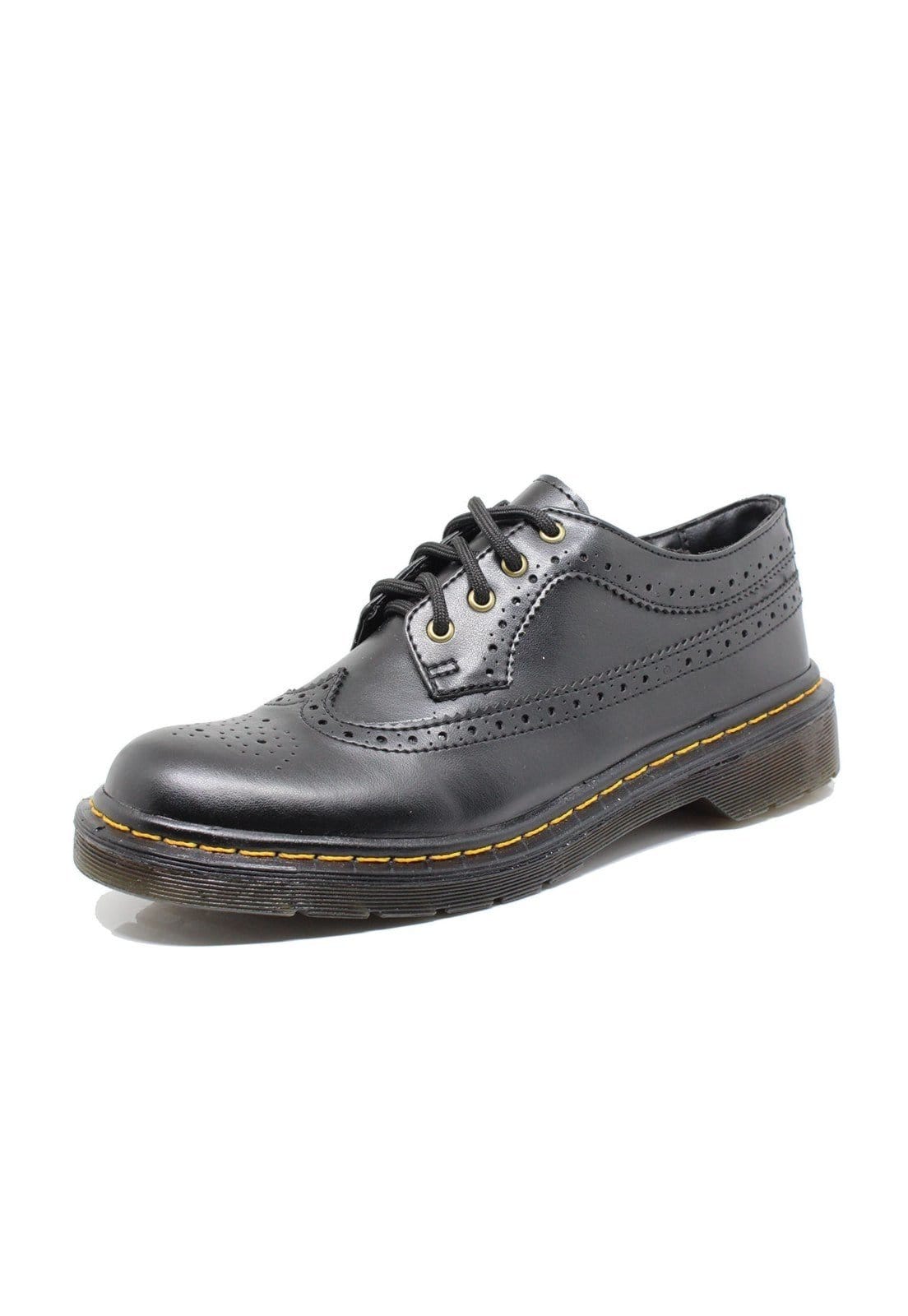Vista principal Sapato Oxford Estilo Veggie Rolly ESTILO VEGGIE SHOES preto