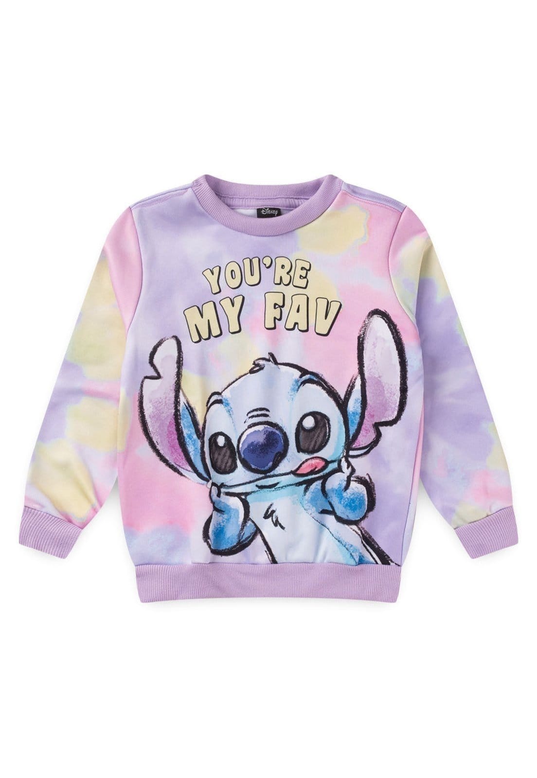 Vista 2 Infantil - Casaco Feminino Moletom Stitch Disney® Disney lilás