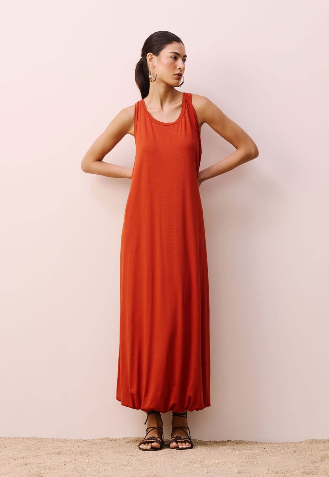 Vestido CaCay Midi Balone Nadador