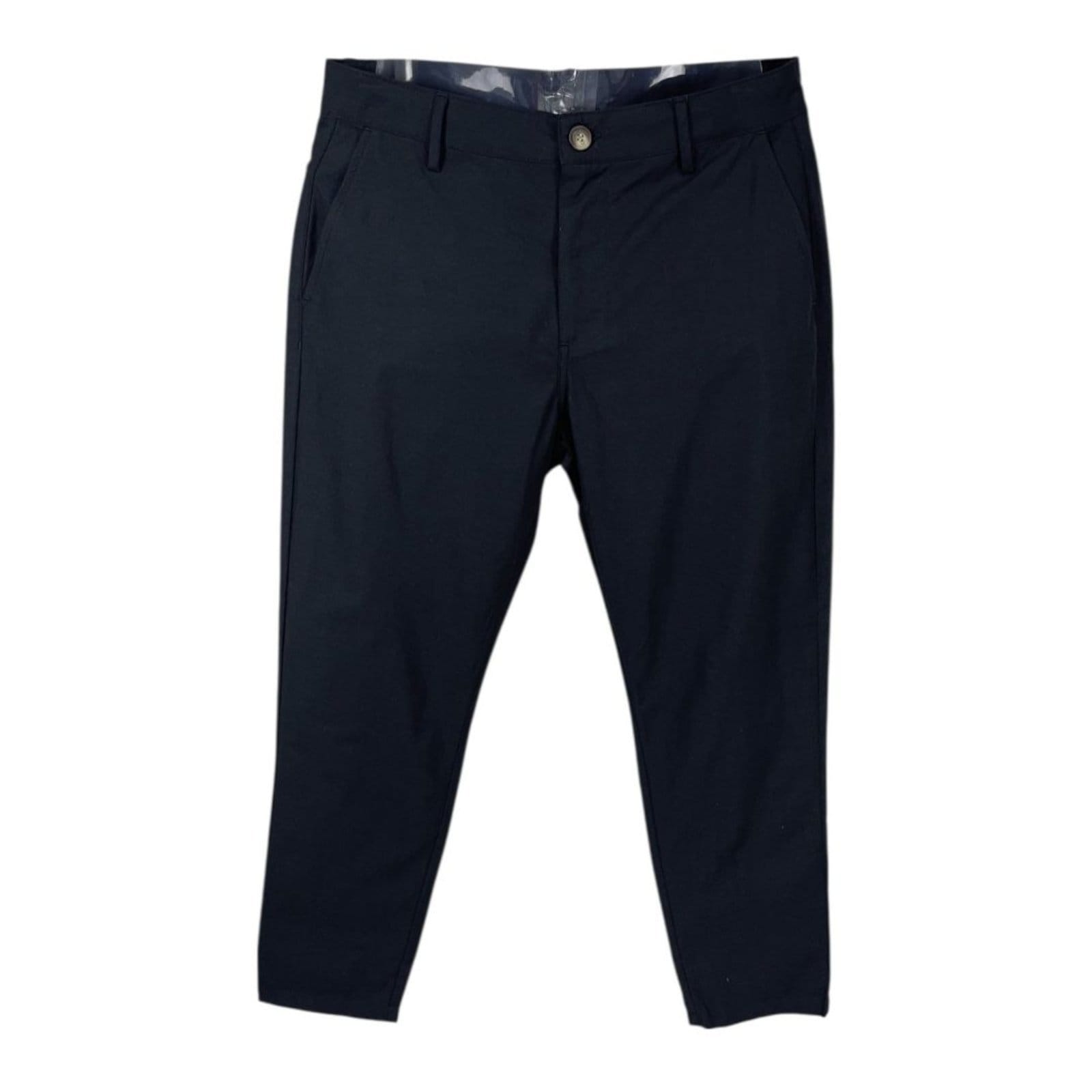 Vista principal Calça Alfaiataria Masculina Reta Harry Triton Triton preto