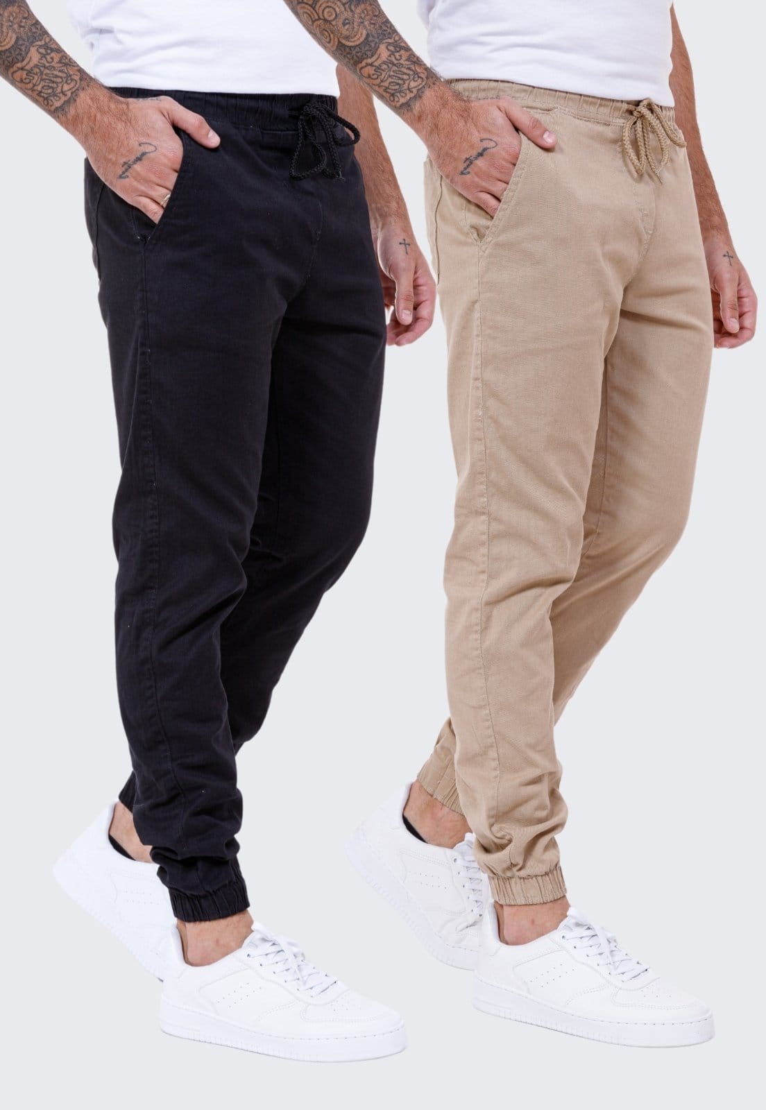 Kit 2 Calça Jogger Sarja Masculina Daze Modas e