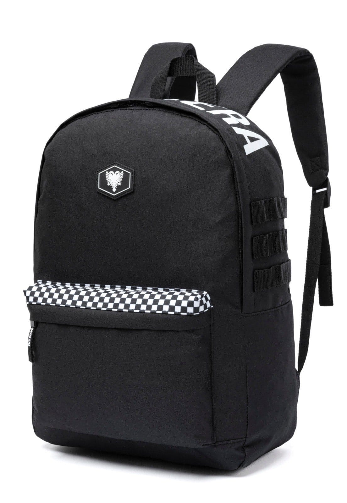 Vista 2 Mochila Bolsa Feminina Cavalera Escolar Faculdade Resistente Cavalera preto