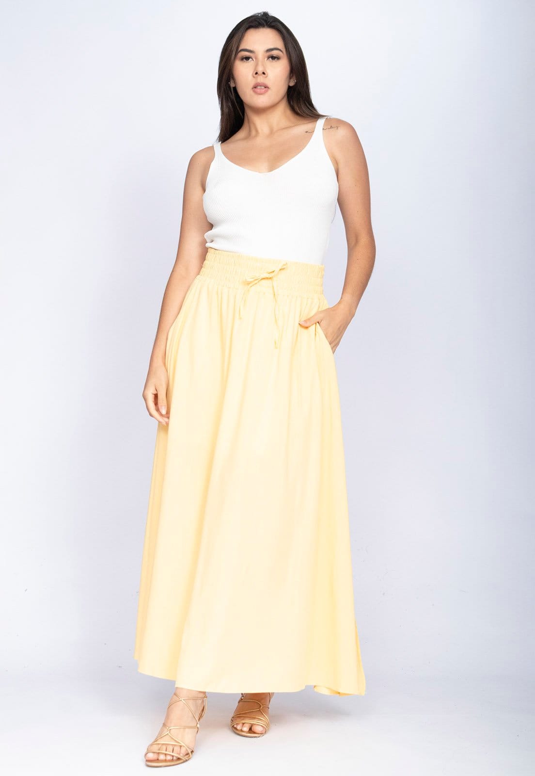 Saia Cabanafree Longa Viscose Sun