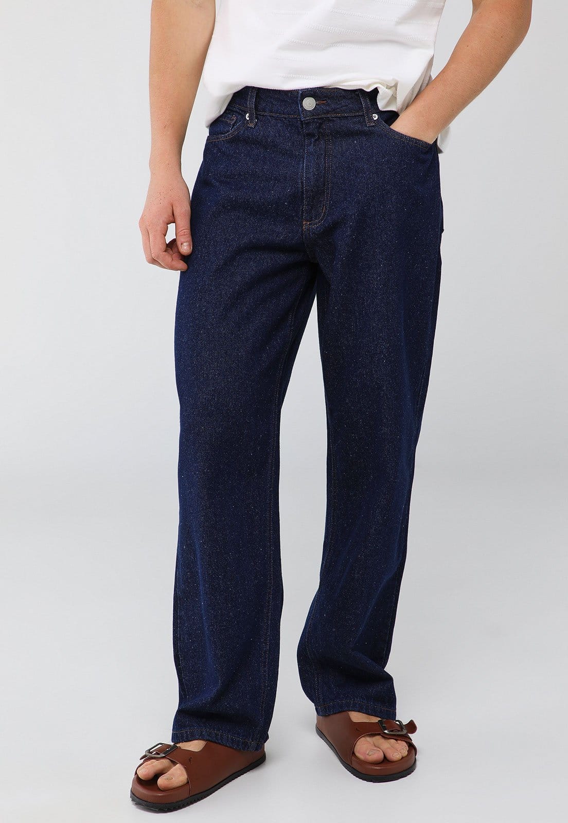 Calça Masculina Hering Reta Escura