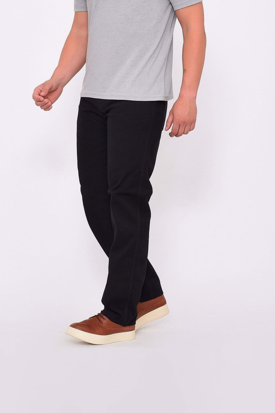 Vista 2 Calça Masculina Jeans D Bell Outlet Fashion Reta Tradicional Preta D BELL OUTLET FASHION prata