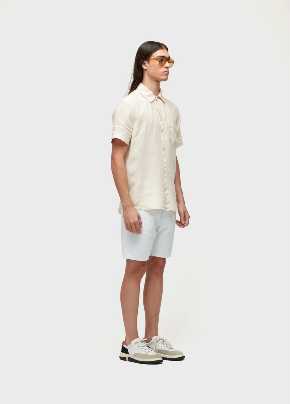 Vista 2 Bermuda 5 pockets lisa Osklen branco