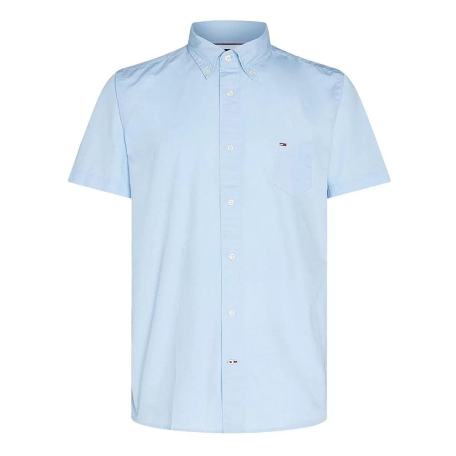 Camisa Social Manga Curta Tommy Hilfiger Light Oxford