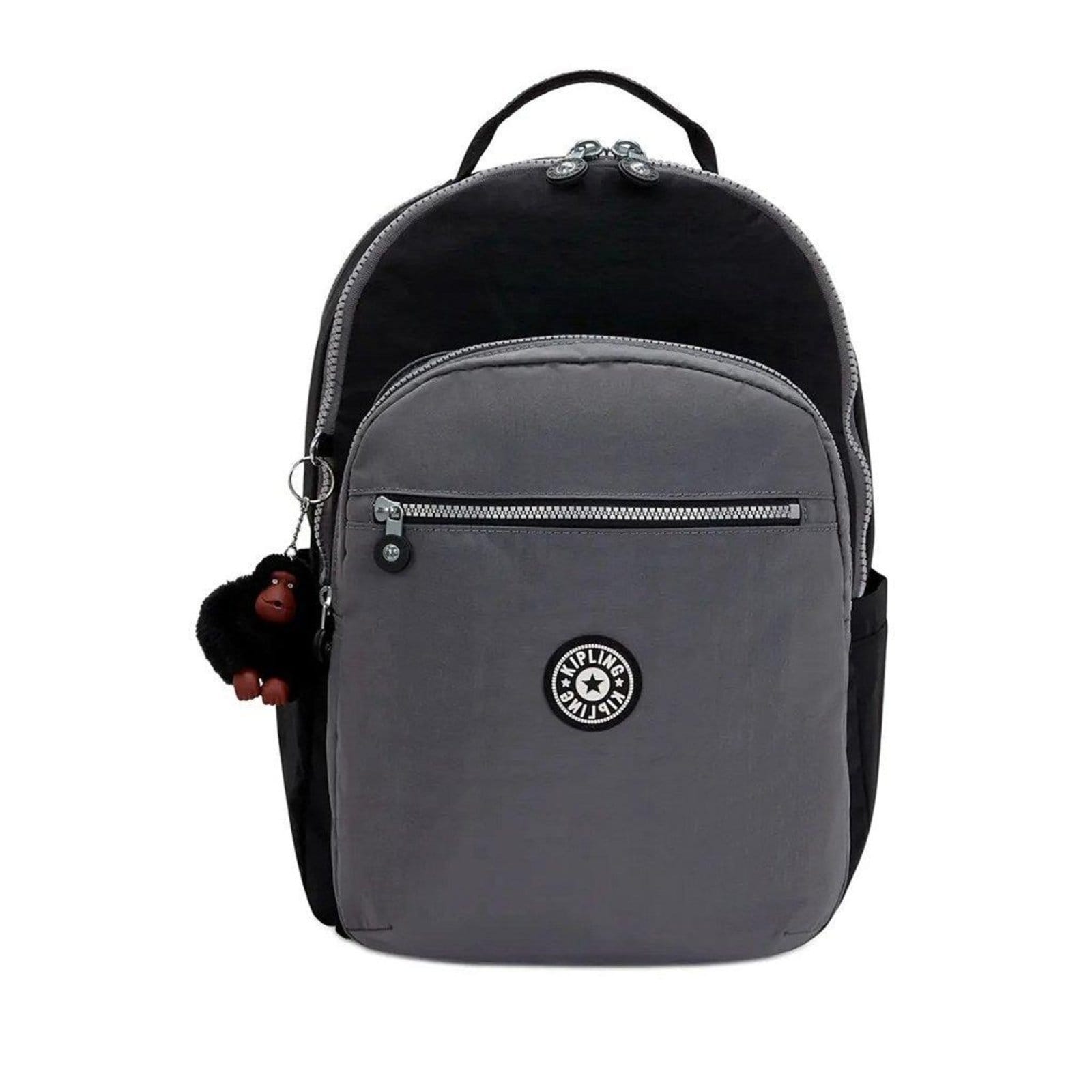 Vista principal Mochila Kipling Seoul College Extra Space Black BL Kipling preto black