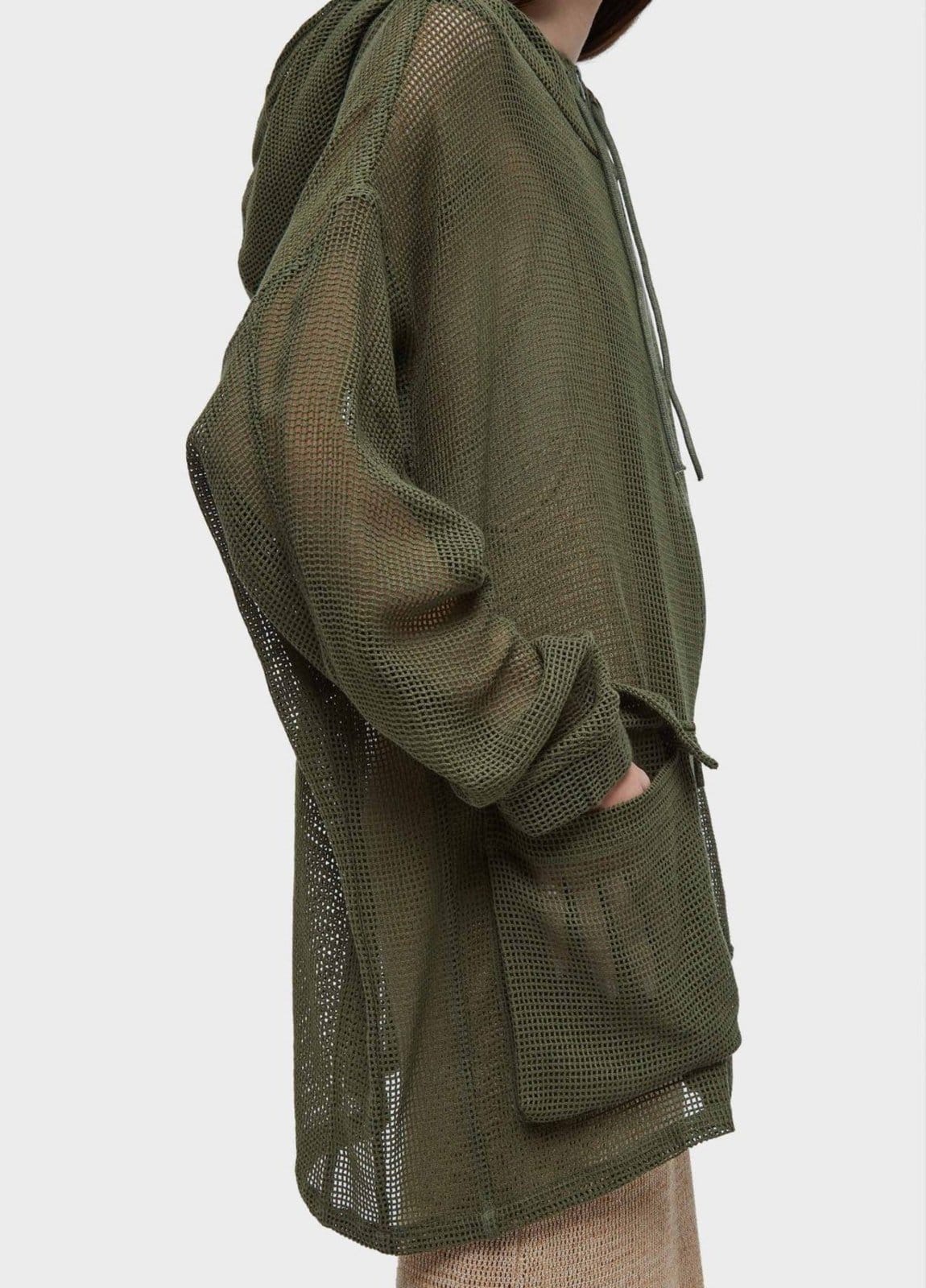 Vista 2 Parka tela Osklen verde