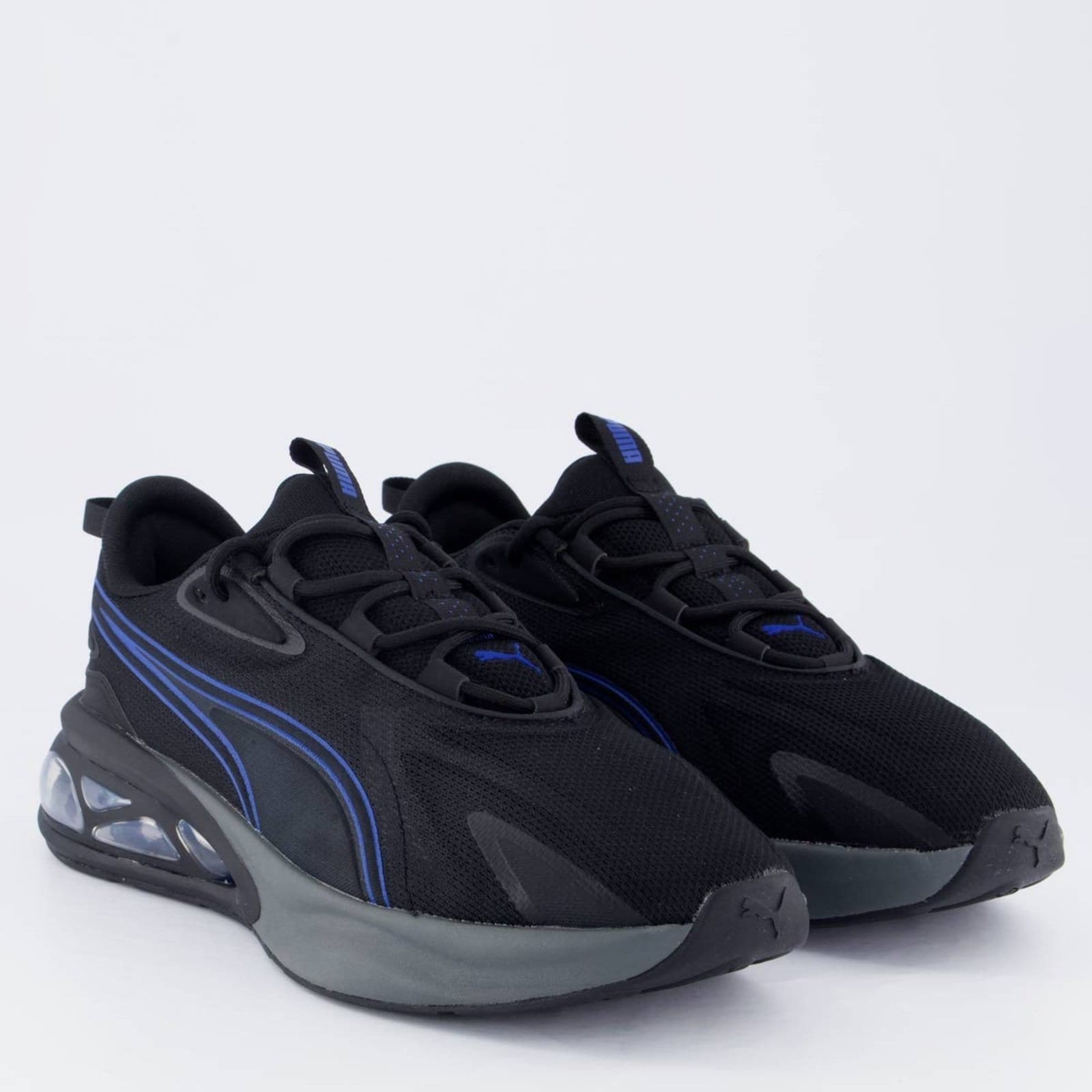 Vista 2 Tênis Puma Cell Solar e Cinza Puma preto