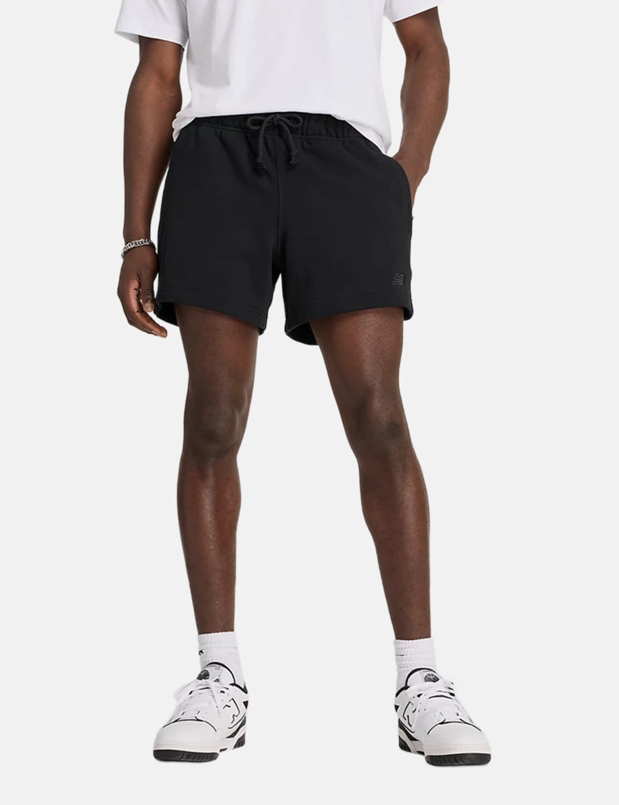 Vista principal Short New Balance Masculino Relaxed Athletics Small Logo 5 New Balance preto