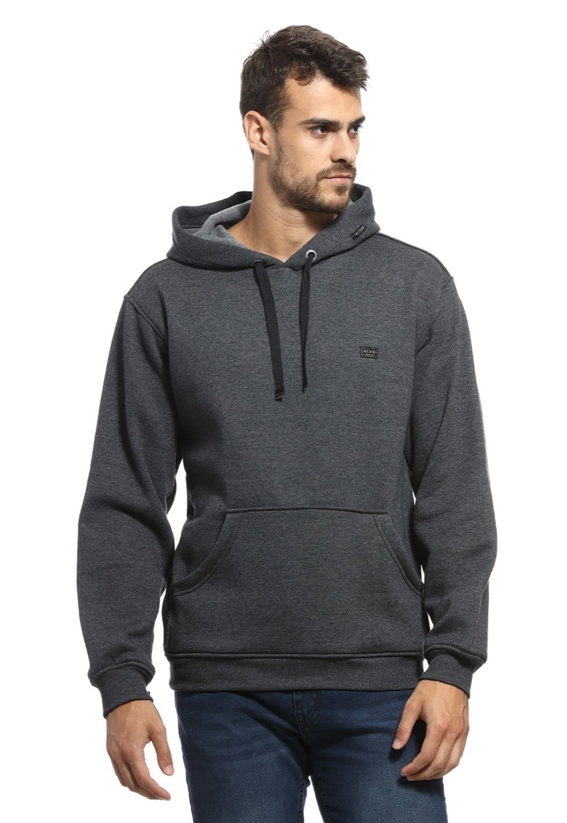 Blusa Moletom Capuz Fechado Masculino VLCS