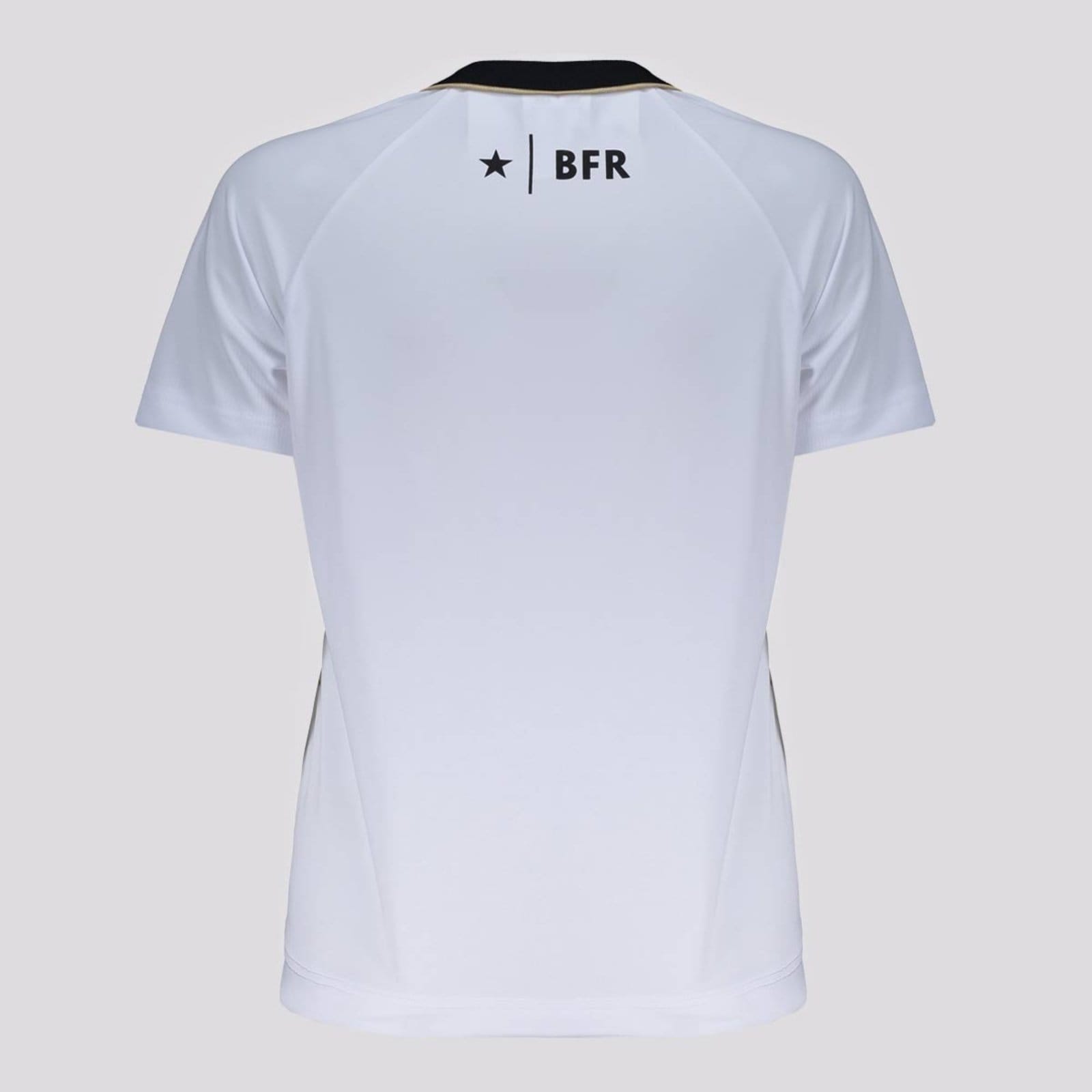 Vista 2 Camisa Botafogo Bens Feminina Branca braziline branco