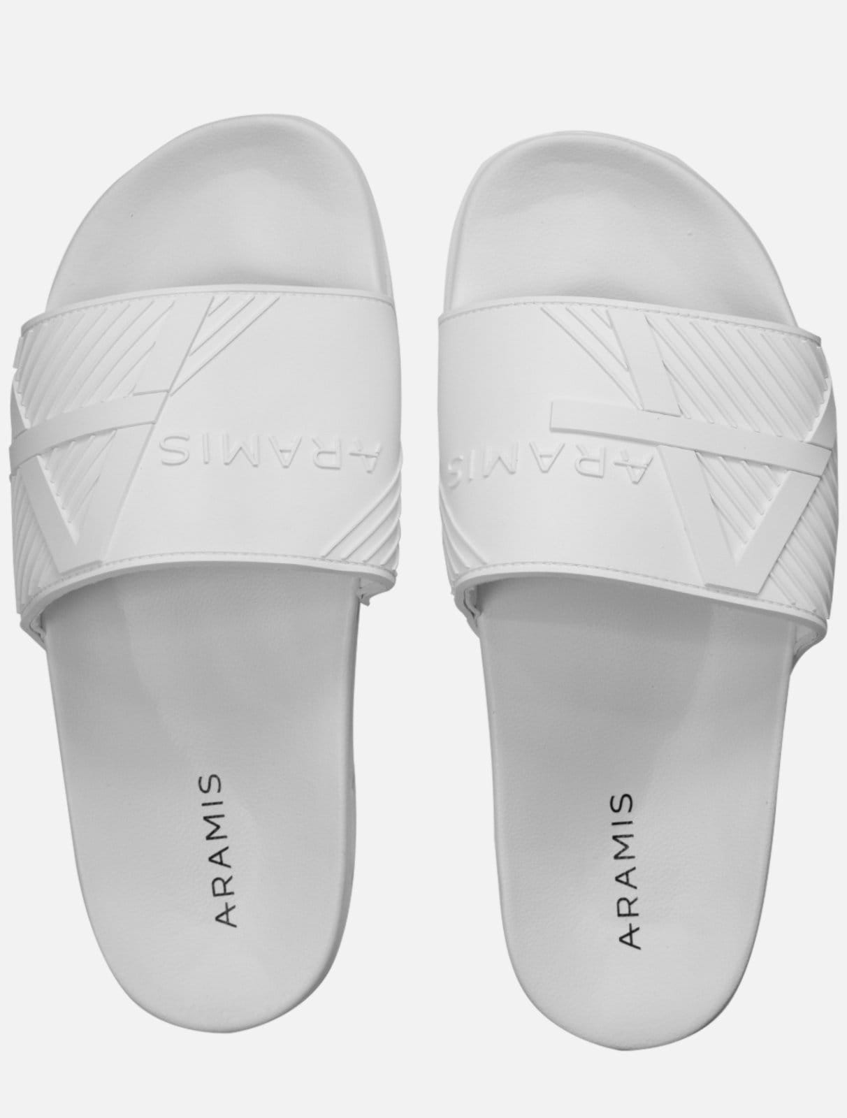 Chinelo Aramis Masculino Slide ARM1135 Texture Branca