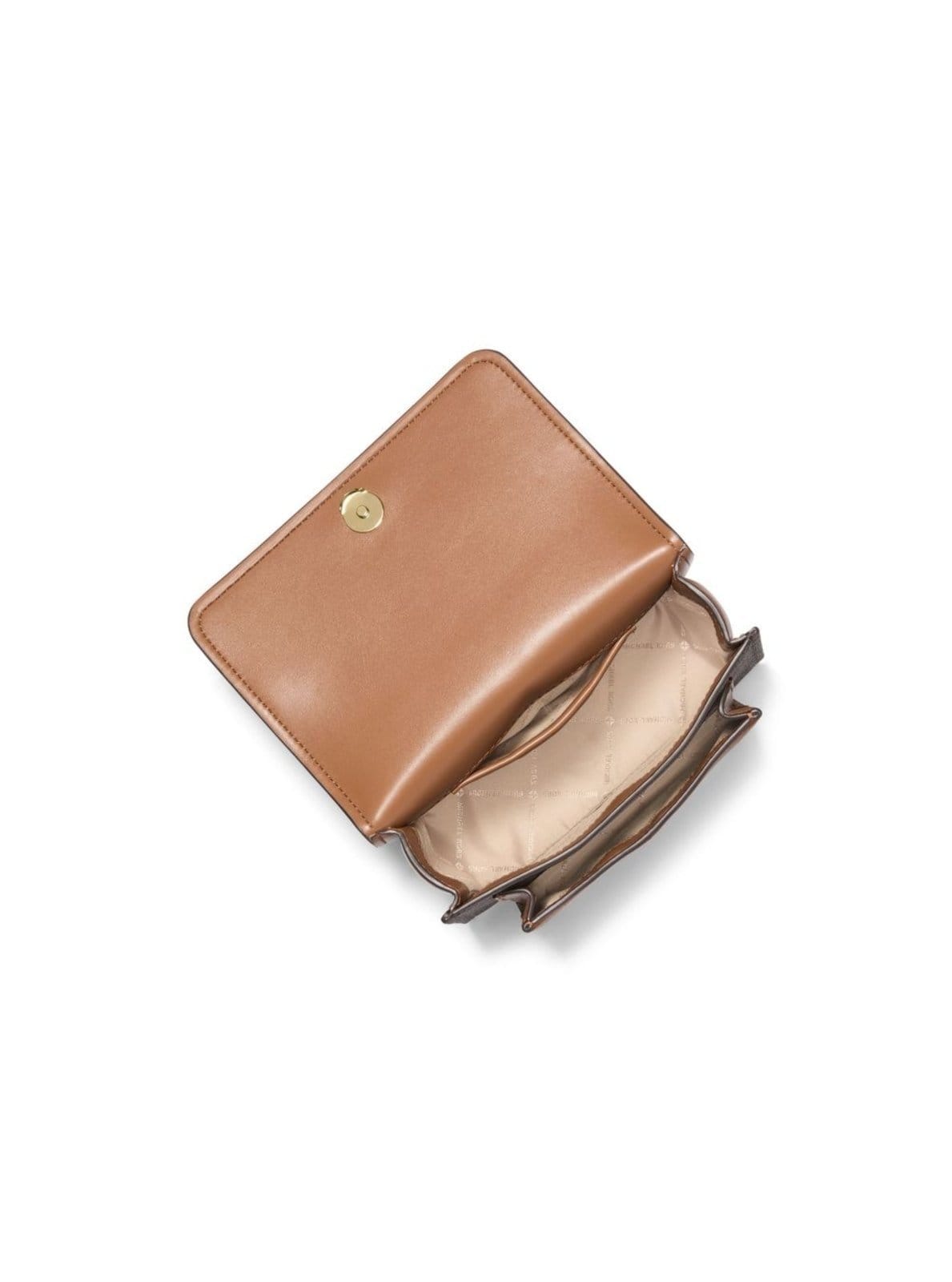 Vista 2 Bolsa Transversal Claire Logo Pequena 32R5gc7c1b252 Michael Kors marrom