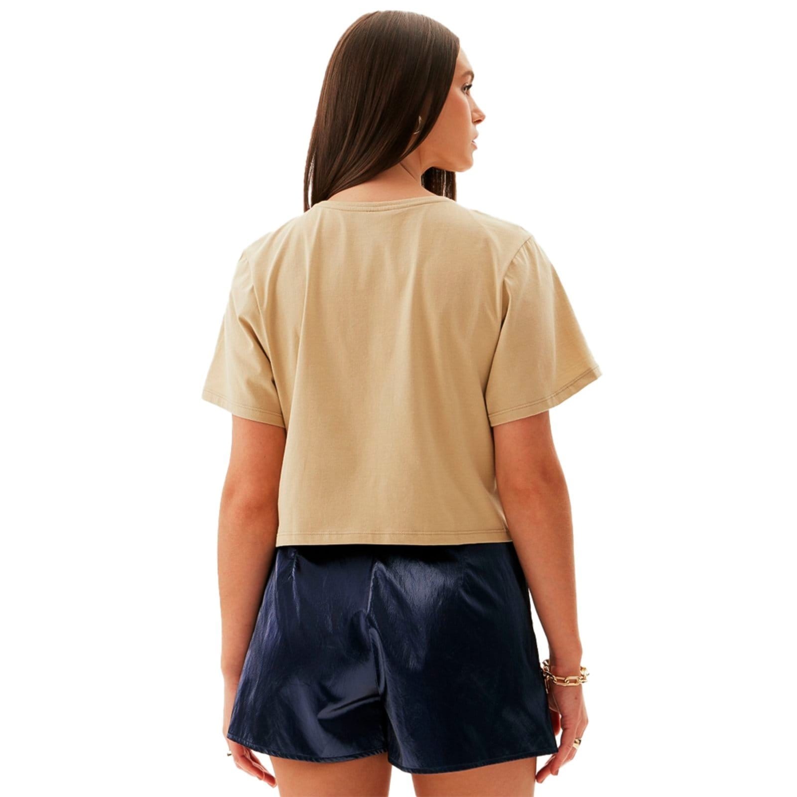 Vista 2 Short Easy Lança Perfume Alfaiataria AV24 Marinho Feminino Easy Lança perfume azul marinho