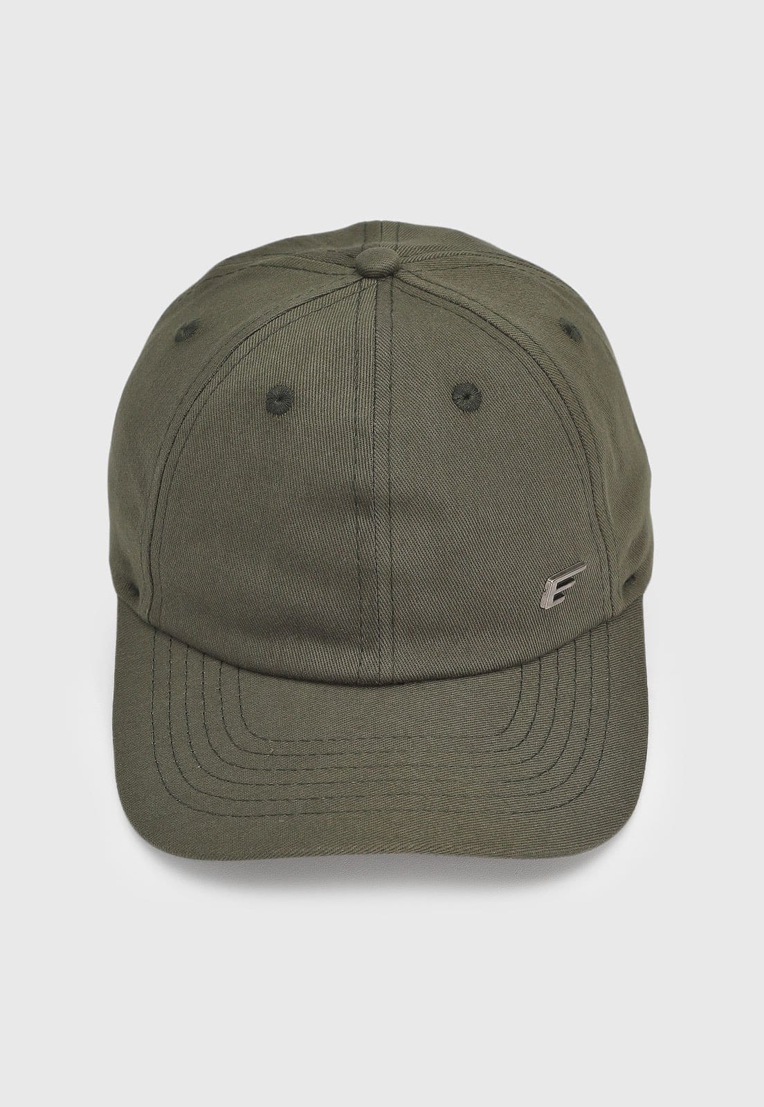 Boné Masculino Ellus Aba Curva Logo Metálico