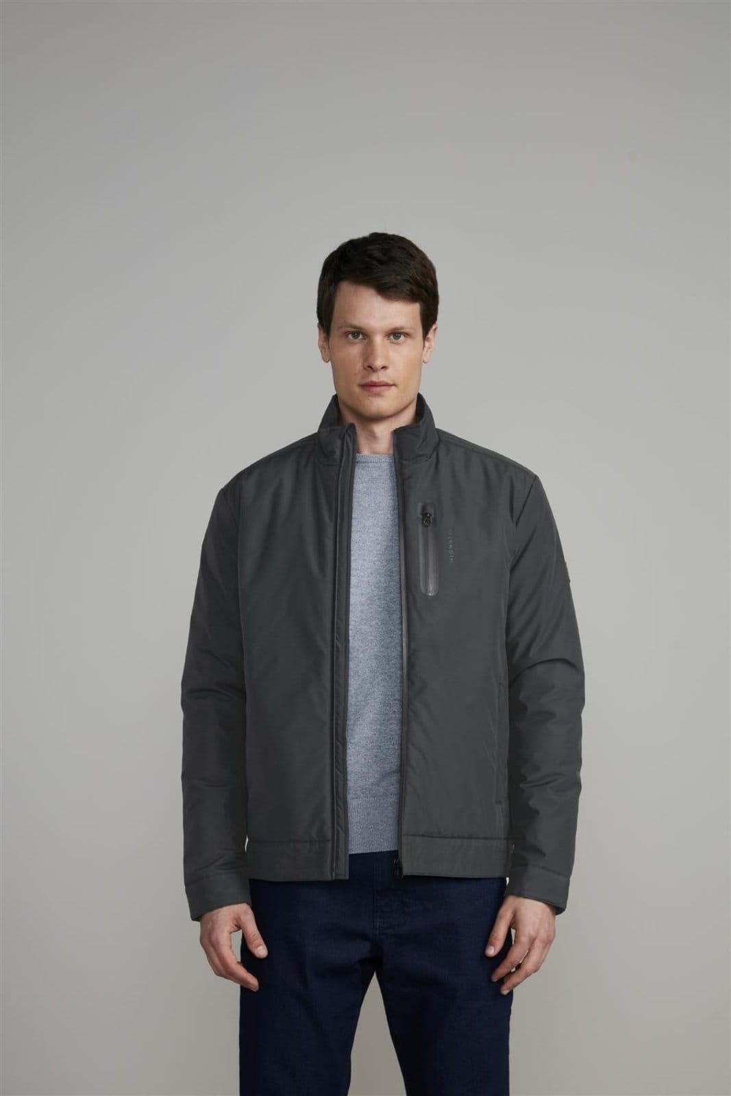 HIGHSTIL Jaqueta Corta Vento Chumbo
