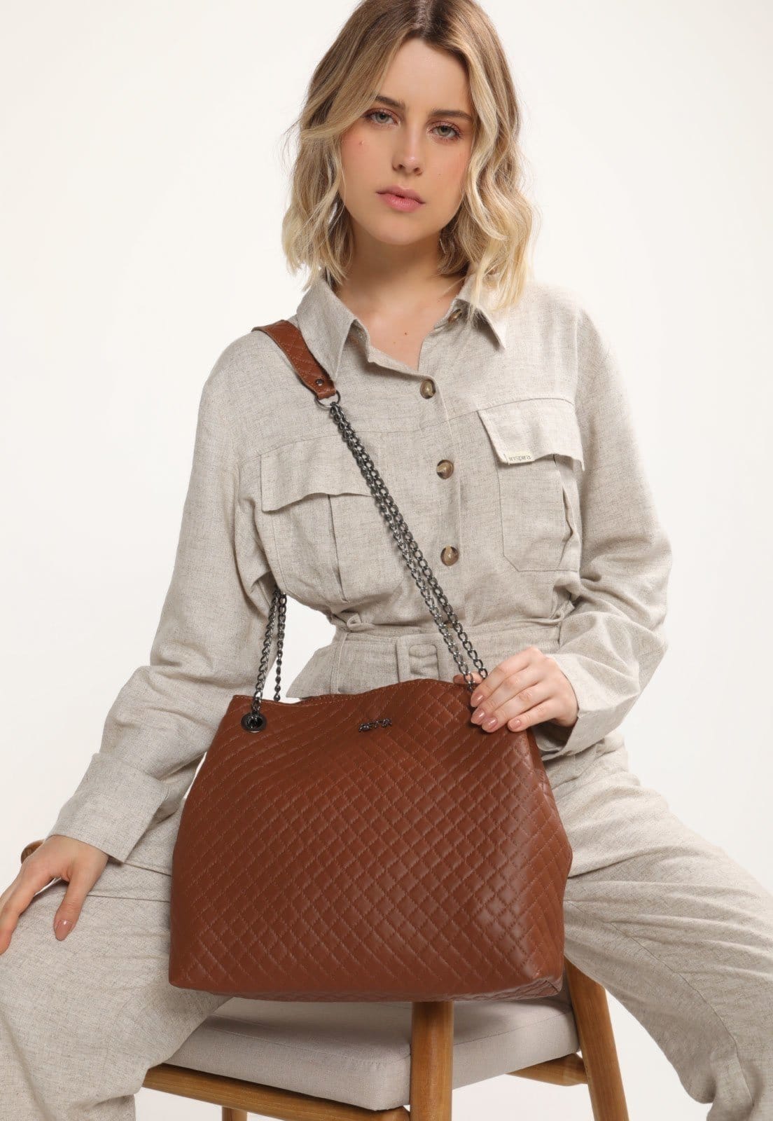 Bolsa Feminina Retta Sacola Matelassê