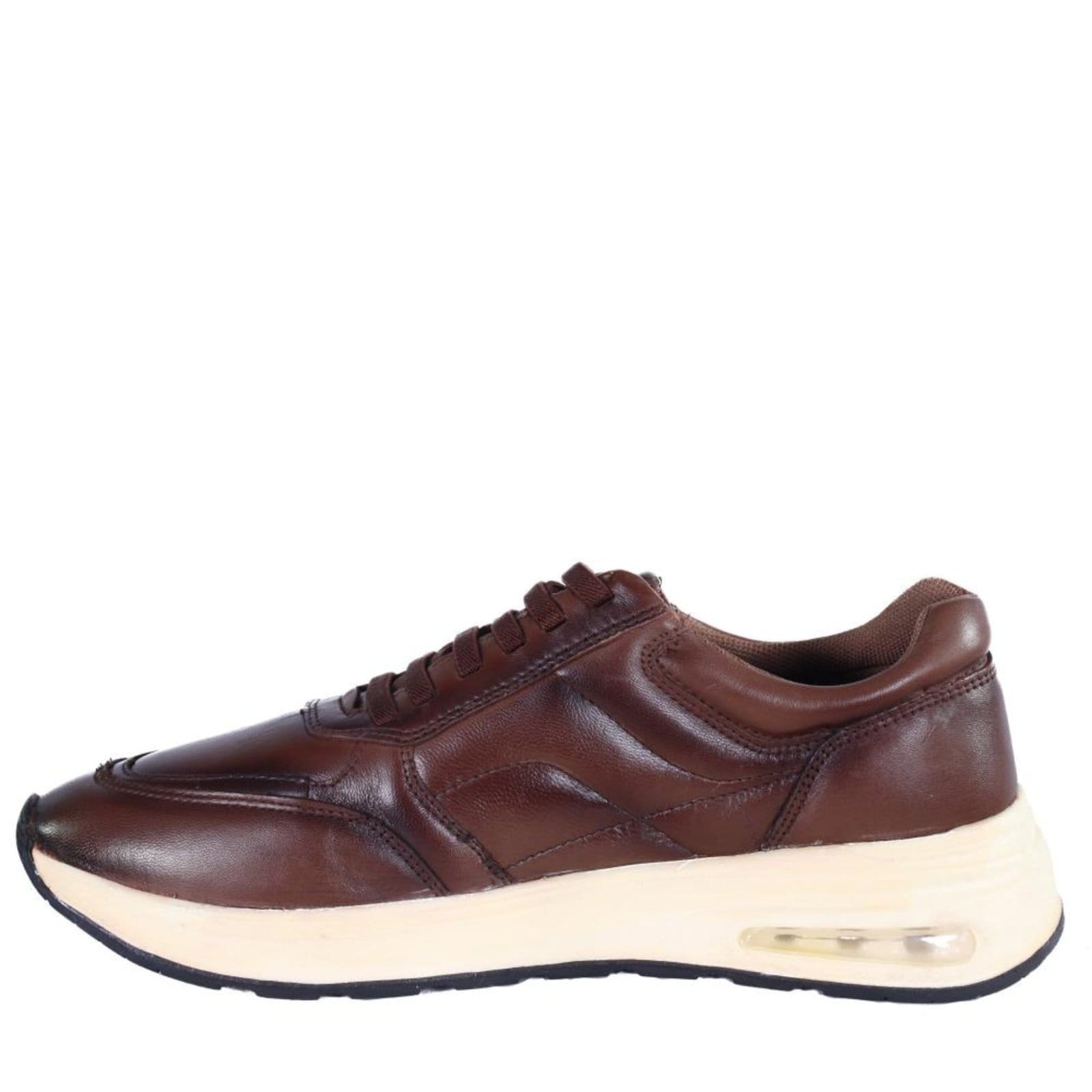 Vista 2 Sapatênis Masculino Zariff em Couro 62601 Whiski Zariff incolor