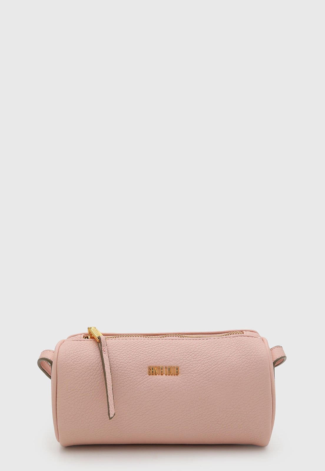Vista principal Bolsa Feminina Santa Lolla Cilíndrica Claro Santa Lolla rosa