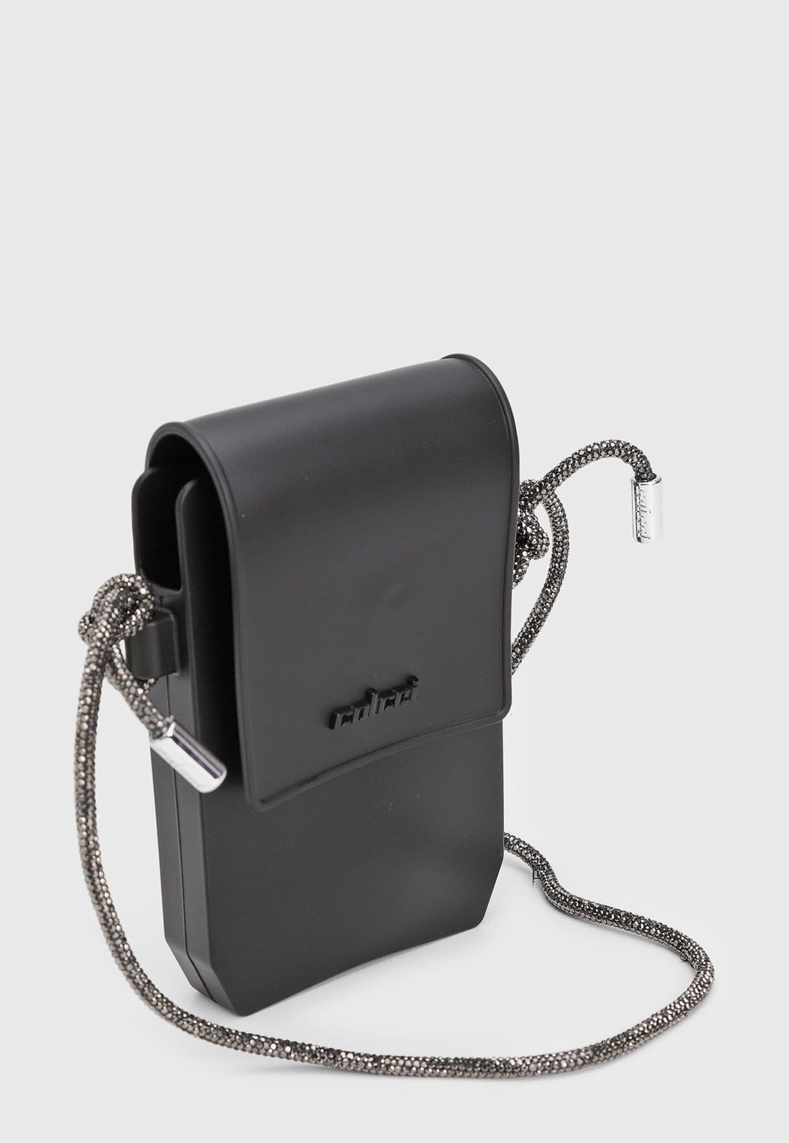 Vista 2 Bolsa Feminina Colcci Alça Corda Preta Colcci preto