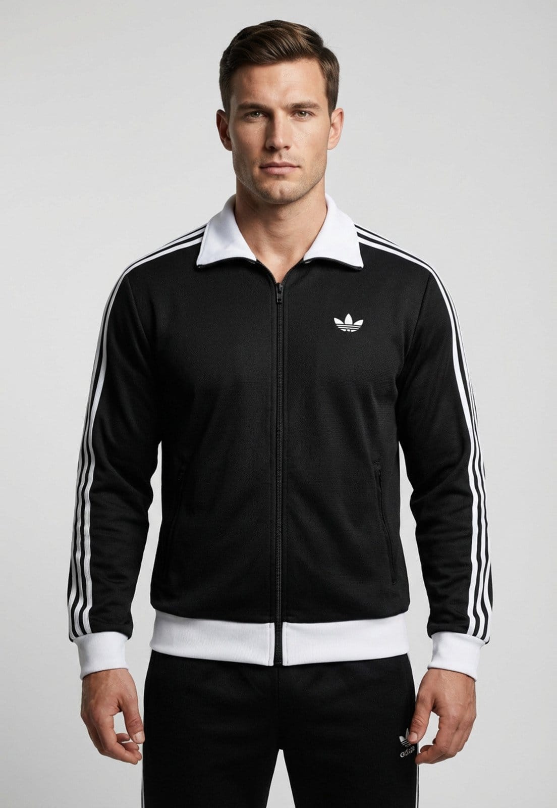 Jaqueta Masculina adidas Originals Classic TT Preta