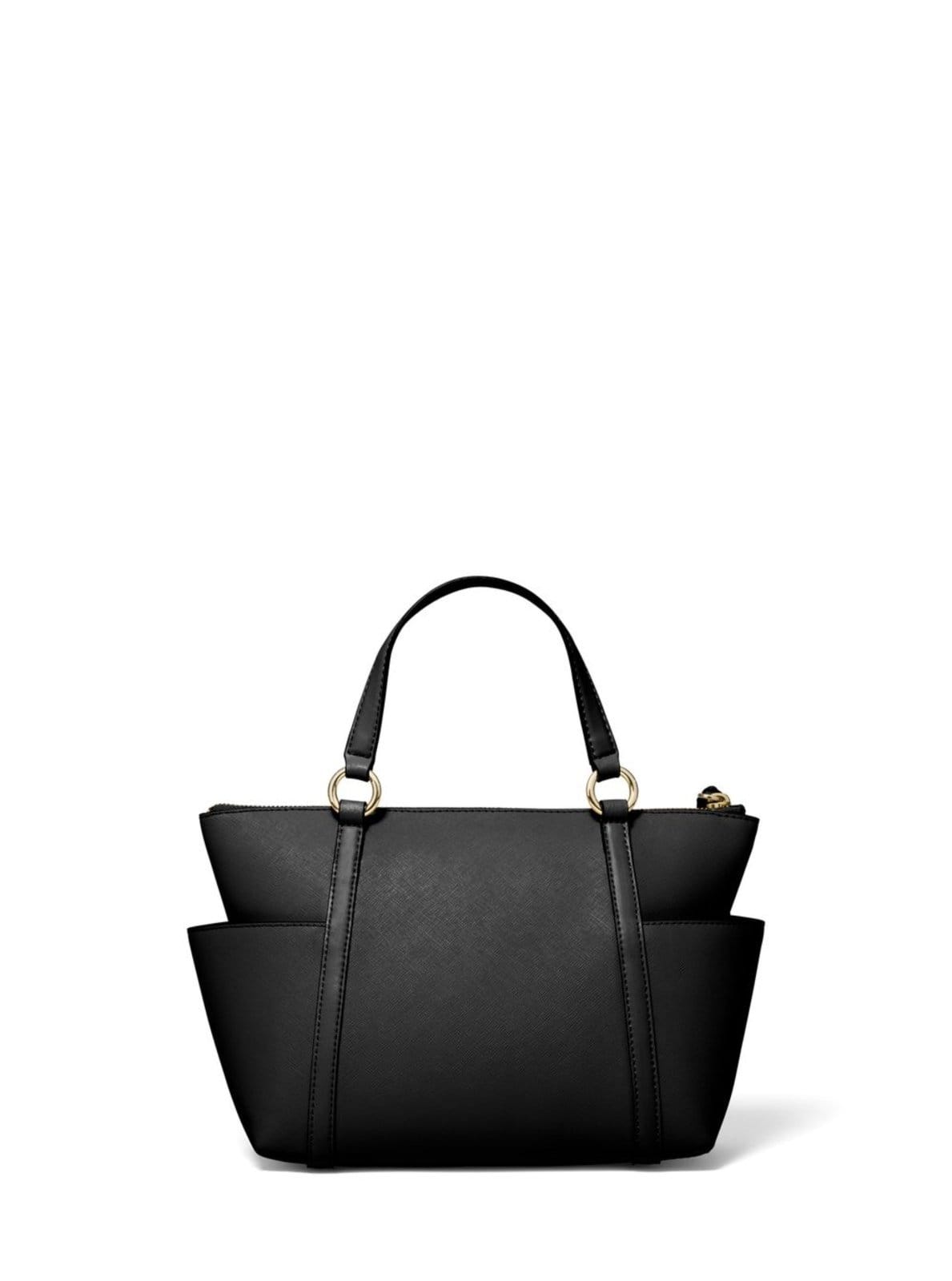 Vista 2 Bolsa Tote Sullivan De Couro Pequena 30T0GNXT1L001 Michael Kors preto