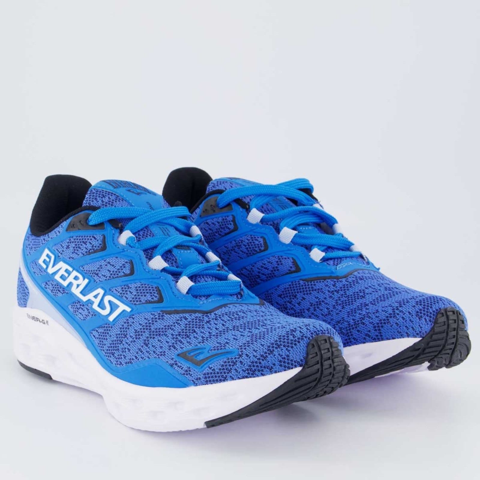 Vista 2 Tênis Everlast Climber Run e Preto Everlast azul