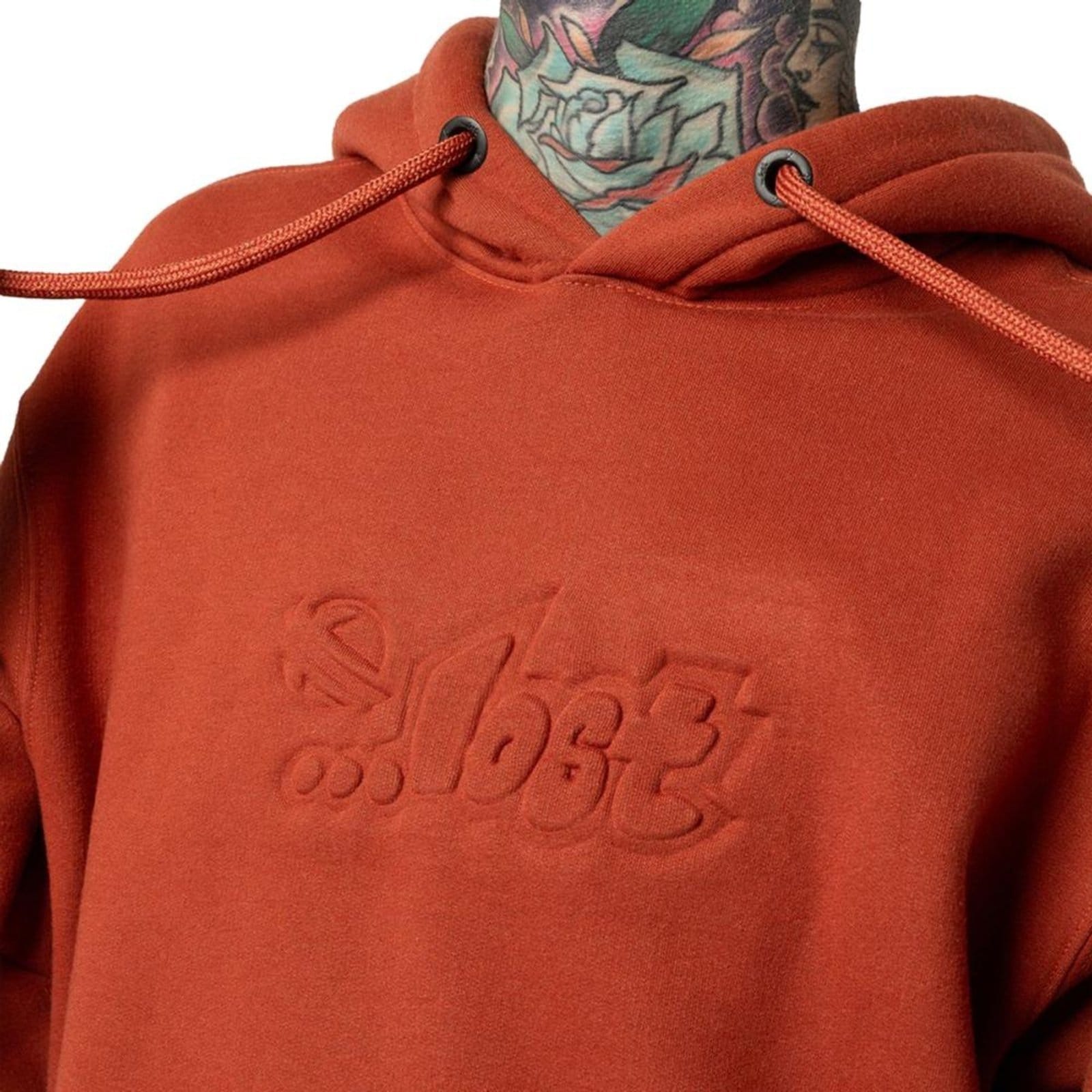 Vista 2 Moletom Lost Canguru Outline WT24 Masculina Rubro Dust Lost vermelho