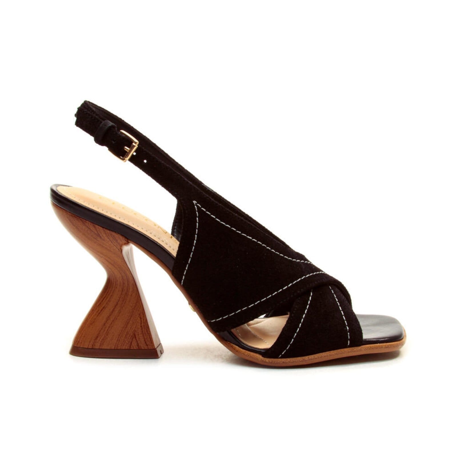 Sandália Couro Salto Alto Cecconello 2718005-5