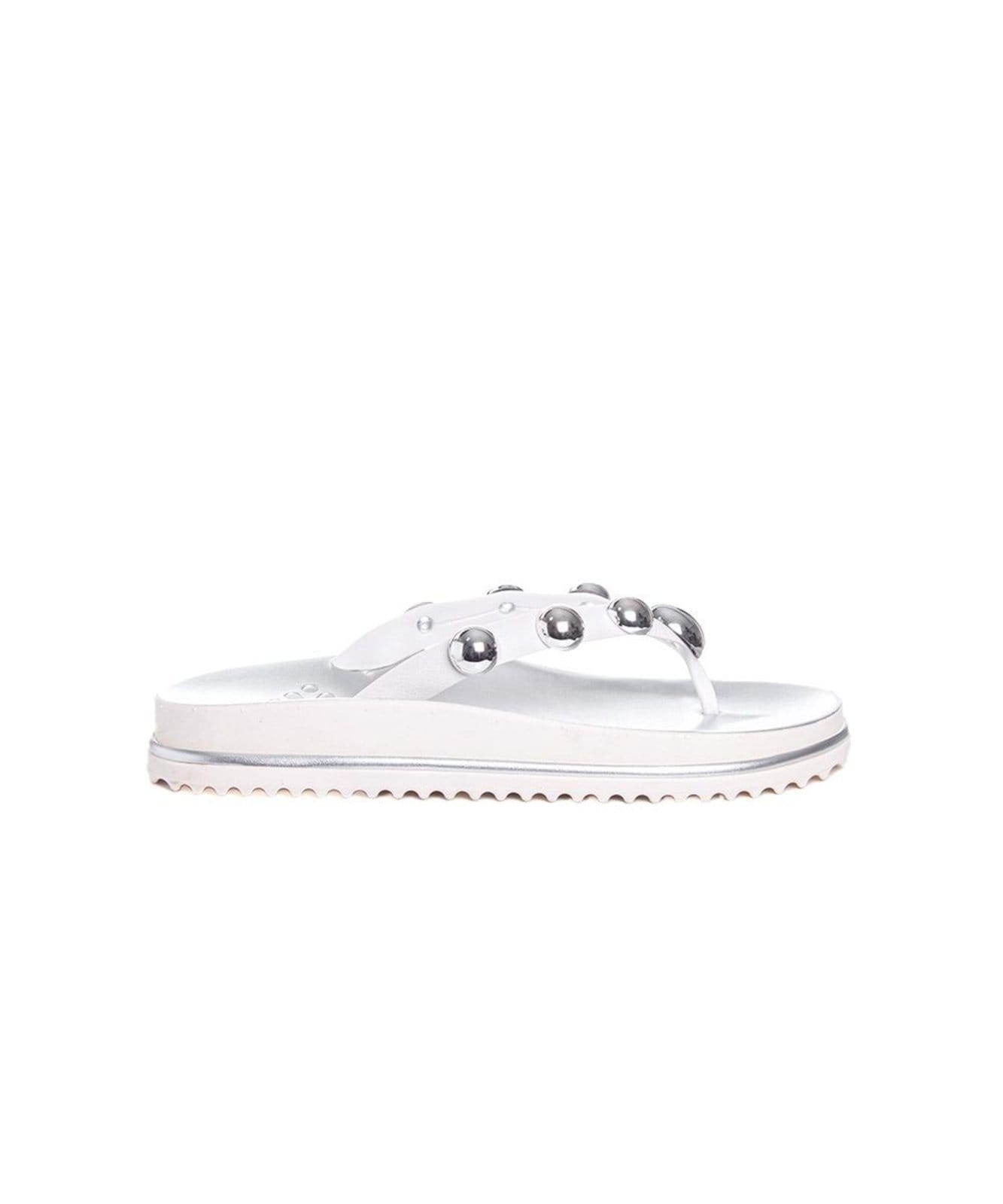 Tamanco Flat Pixolé Prata