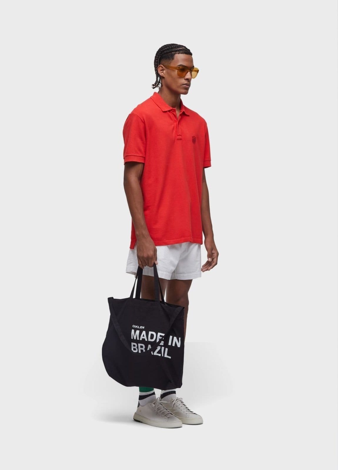 Vista 2 Bolsa tote made in brazil Osklen preto