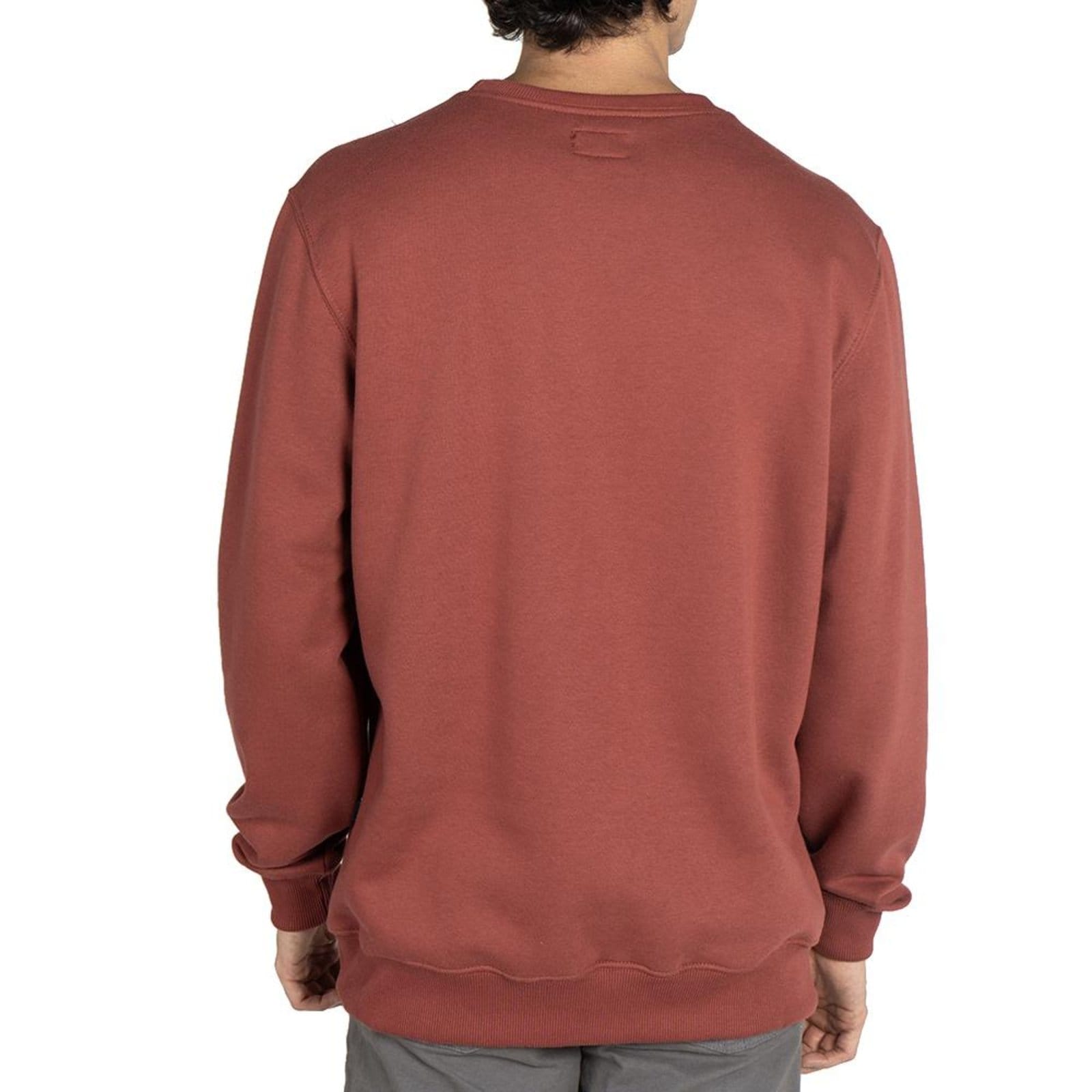 Vista 2 Moletom Billabong Careca Small Arch Patch WT25 Vinho Billabong vermelho