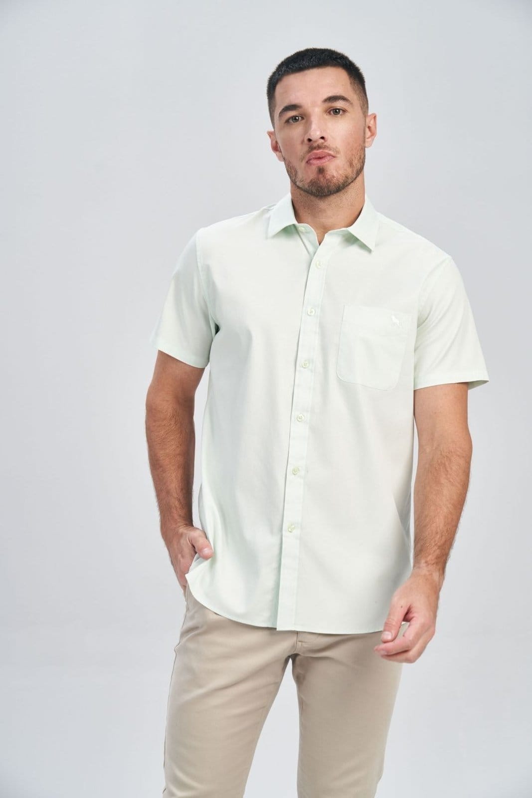 Camisa Cotton Pocket Masculina Acostamento