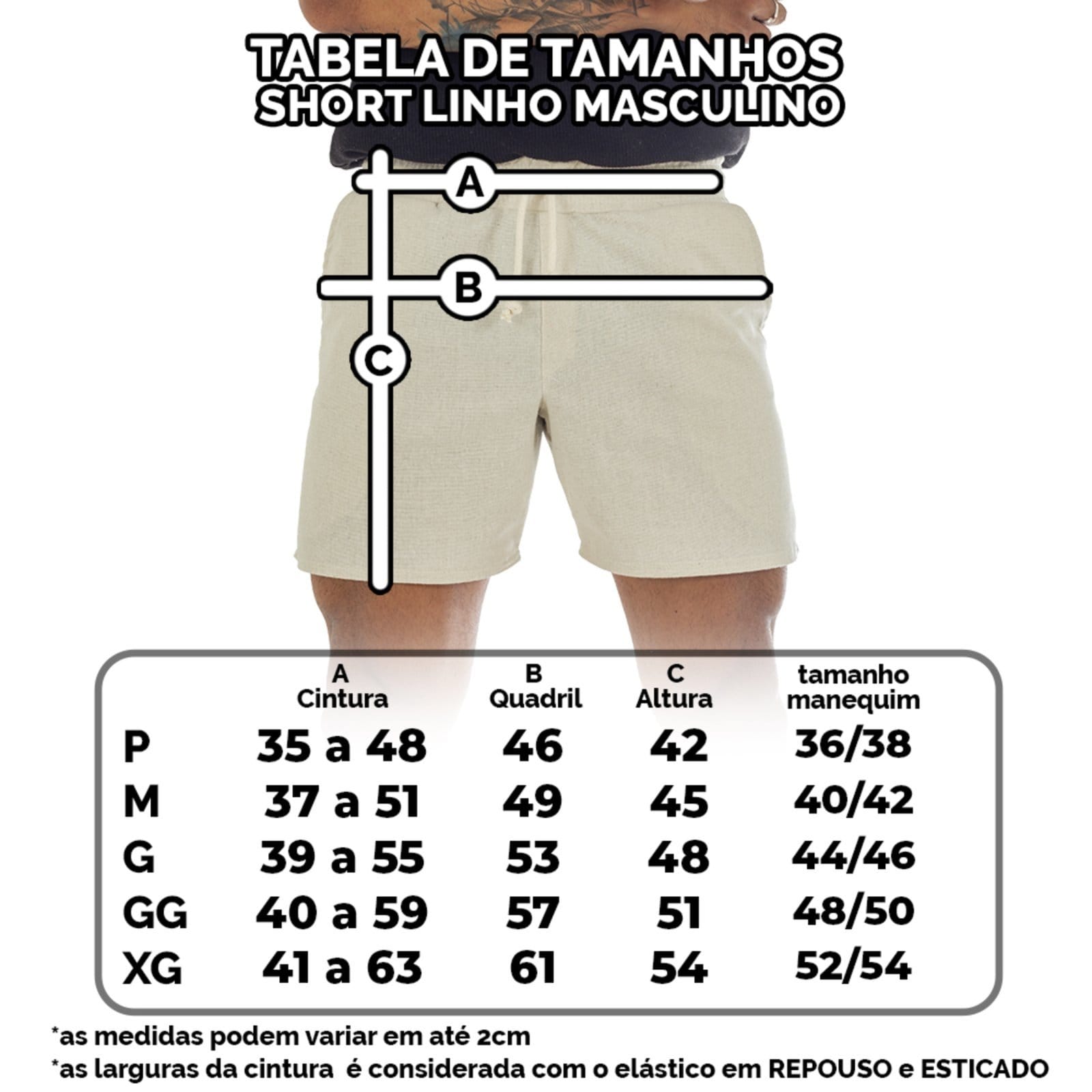 Vista 2 Kit 2 Bermudas Linho Masculinos Para Fim de Ano Dulk off-white