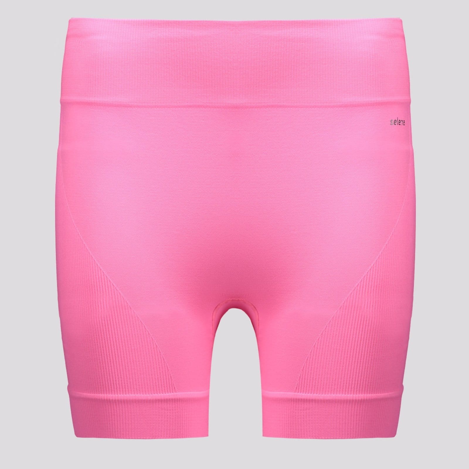 Vista 2 Shorts Selene Canelado Sem Costura Feminino Neon SELENE rosa