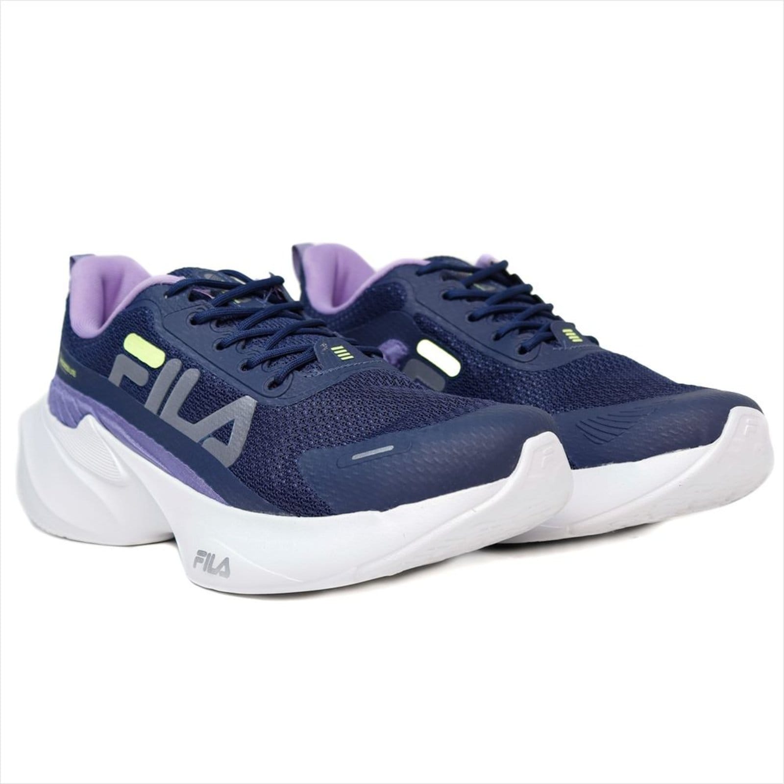 Vista 2 Tênis Fila Progress Lite Feminino - Marinho Fila azul