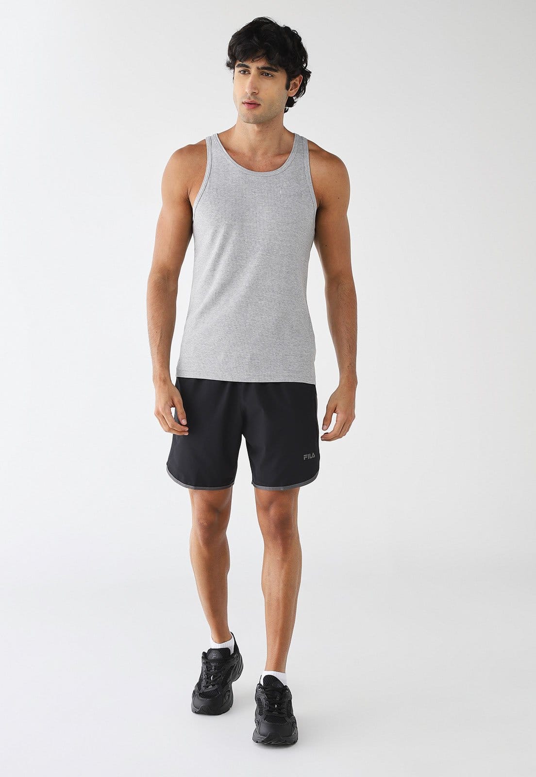 Vista 2 Bermuda Fila Reto Curve Preta Fila preto