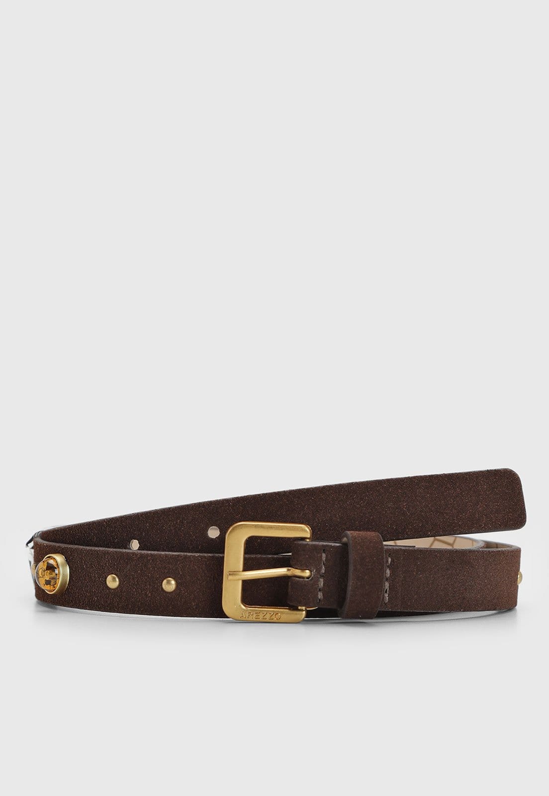 Vista principal Cinto Feminino Arezzo New Cocoa Arezzo marrom