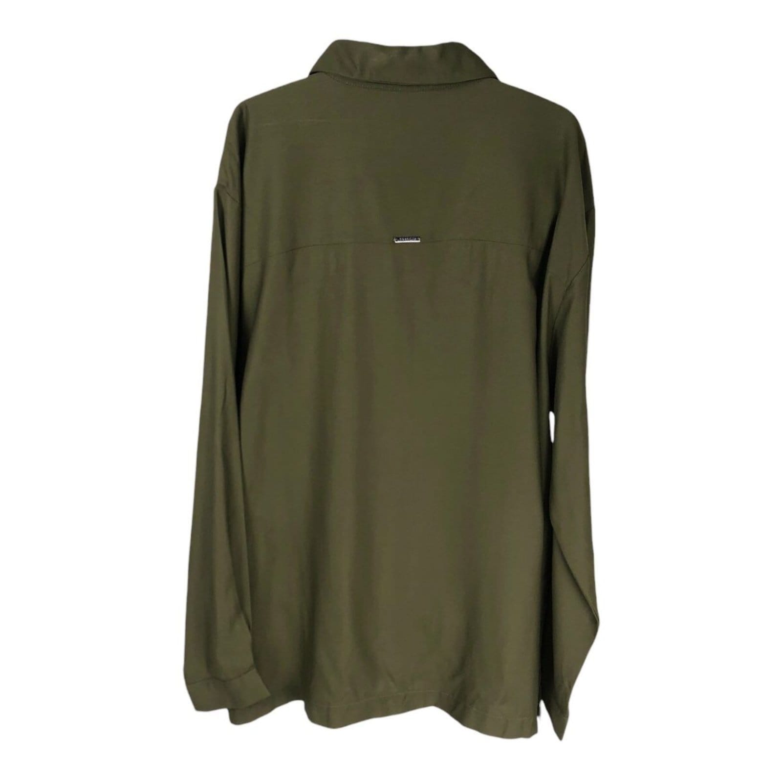 Vista 2 Camisa Oversize Elegância Triton Sap Triton verde